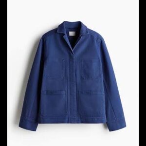 ISO H&M Women's Blue Twill Shacket